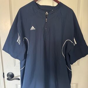 Adidas Men's Dark Blue Sports Jersey